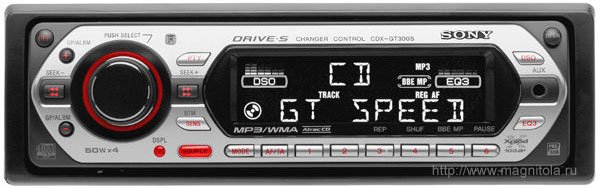 CD/MP3- SONY CDX-GT300S